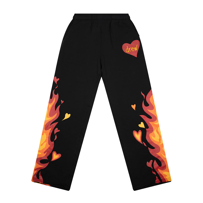 Drew House Scribble Fire Sweat Pant Black