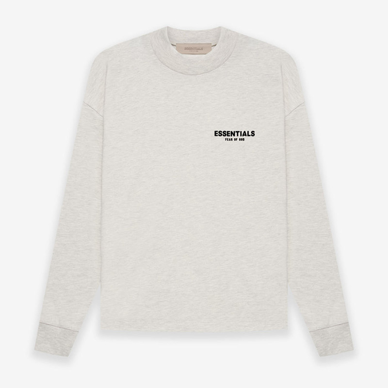 Áo Thun FEAR OF GOD ESSENTIALS L/S Tee Light Oatmeal