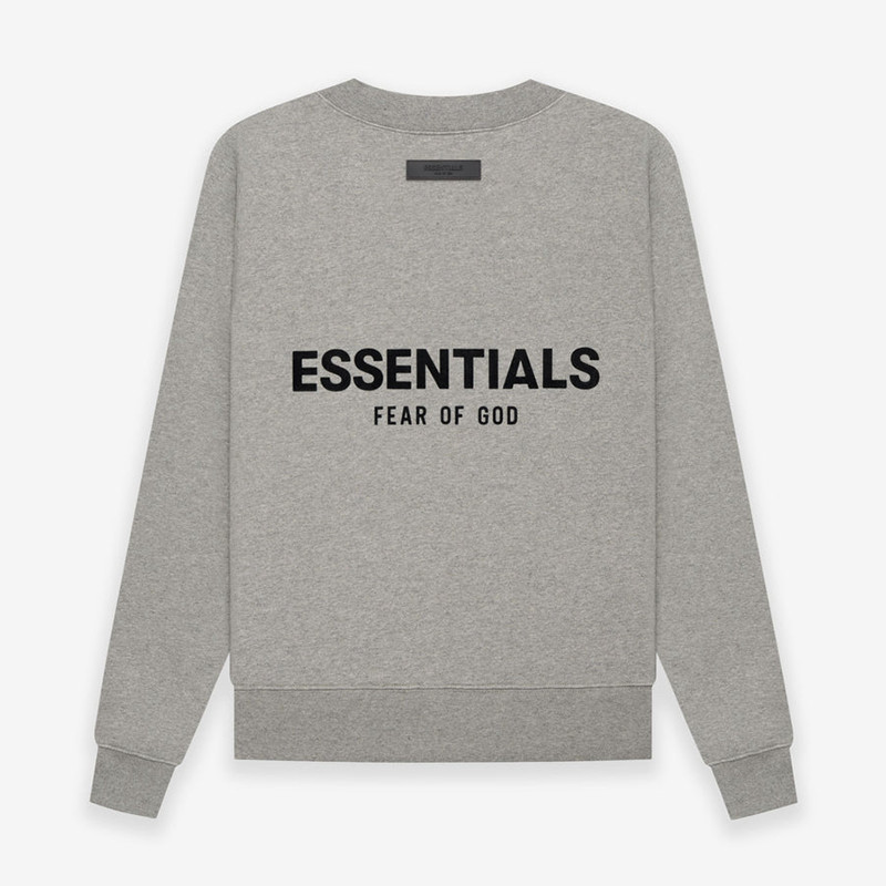 Áo Sweater FEAR OF GOD ESSENTIALS Crewneck Heather (Dark) Oatmeal