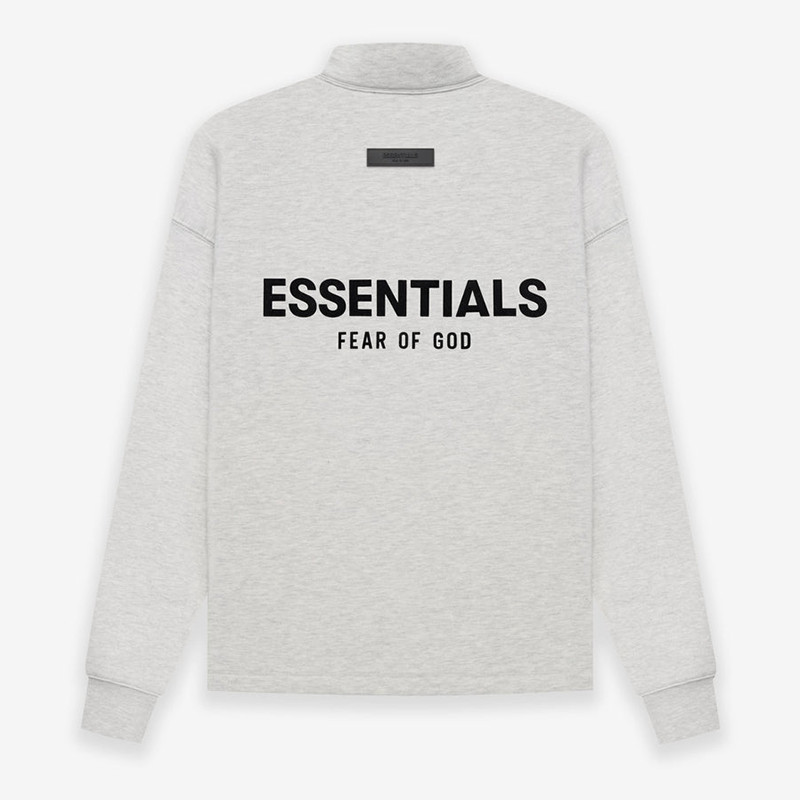 Áo Sweater FEAR OF GOD ESSENTIALS Relax Mockneck Light-Oatmeal