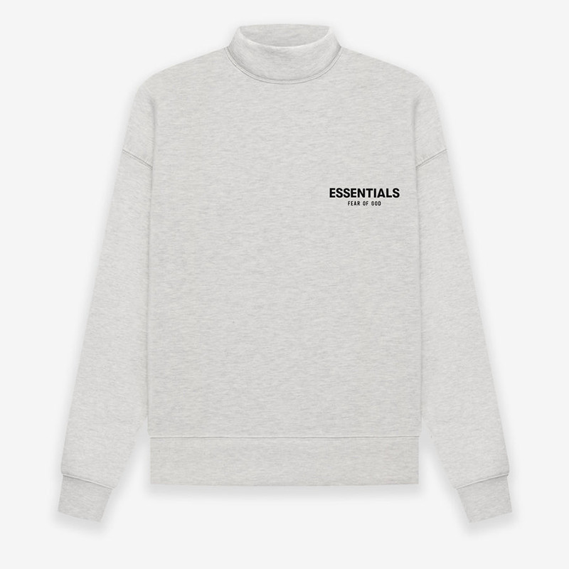 Áo Sweater FEAR OF GOD ESSENTIALS Mockneck Light-Oatmeal