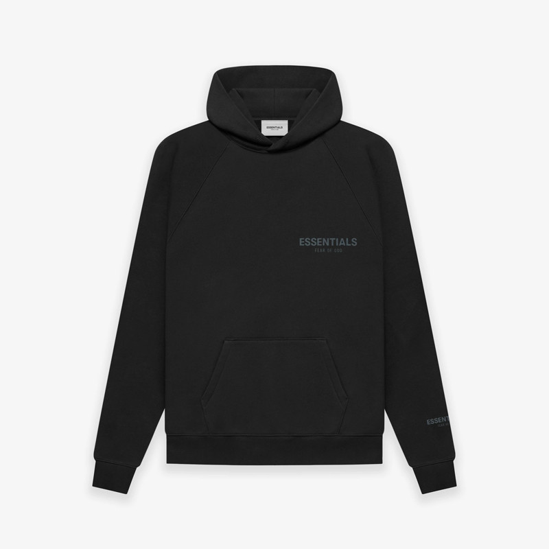 Áo FEAR OF GOD ESSENTIALS Pullover Hoodie Black SS22