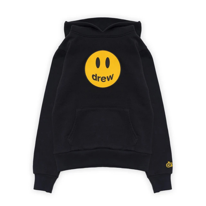 Áo Hoodie Drew House Mascot Deconstructed Hoodie Black