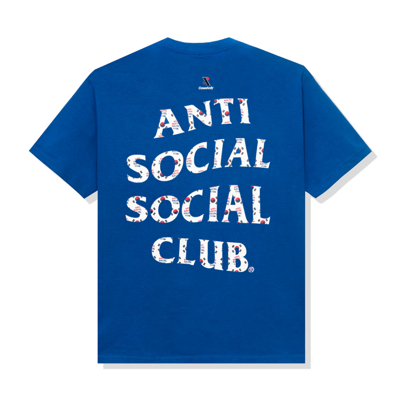 Anti Social Social Club x Case Study Flag Blue Tee