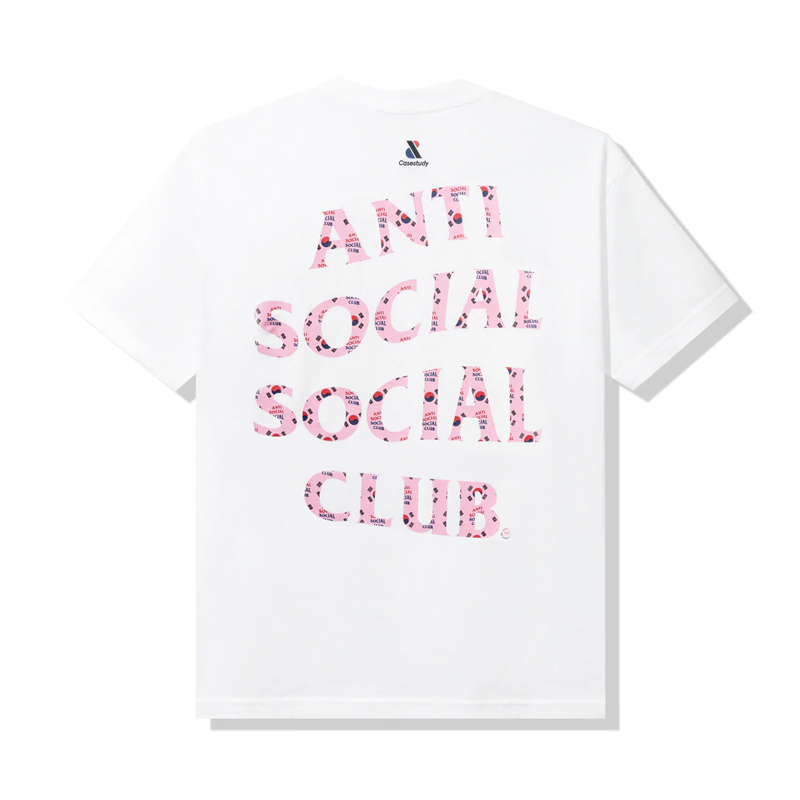 Anti Social Social Club x Case Study Flag White Tee