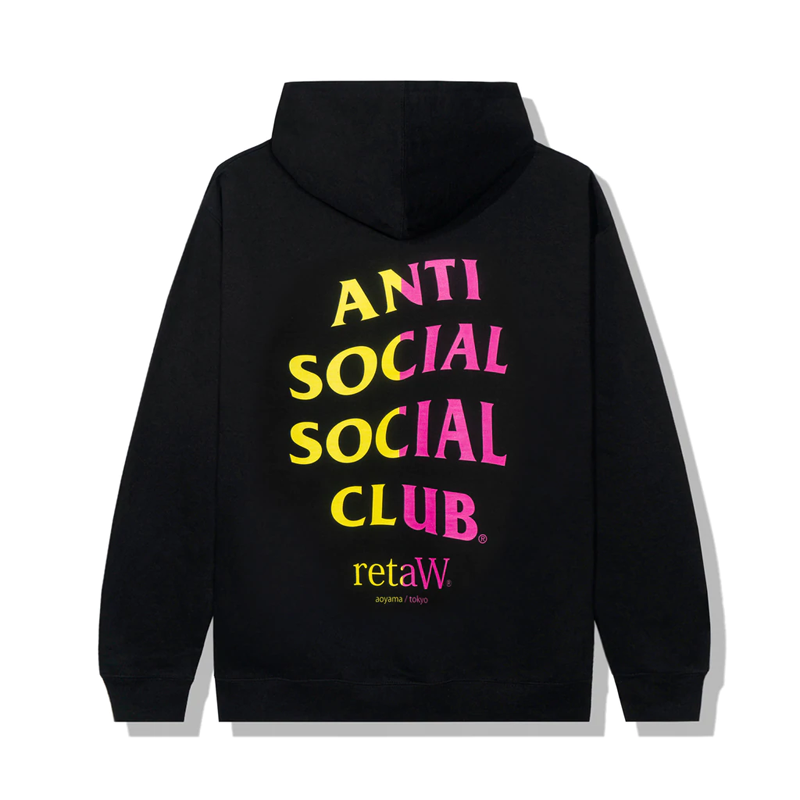 Anti Social Social Club x RetaW Black Hoodie