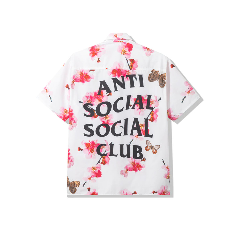 Áo Anti Social Social Club Woddy White Buttom