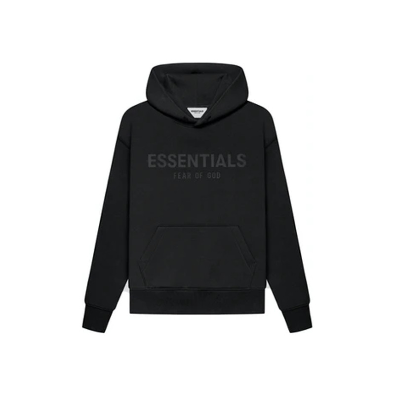Fear of God Essentials Kids Pull-Over Hoodie Black