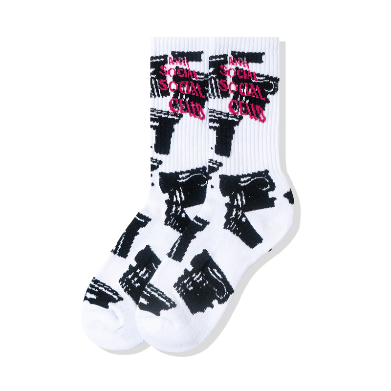 Anti Social Social  Club Collapse White Socks