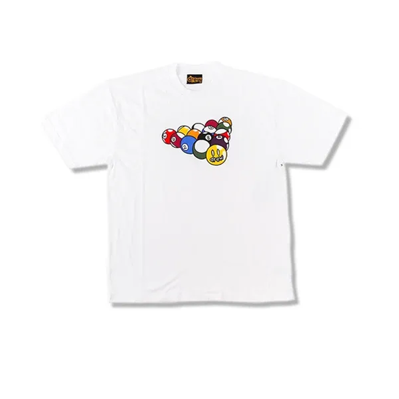 Drew House Billiards SS Tee White