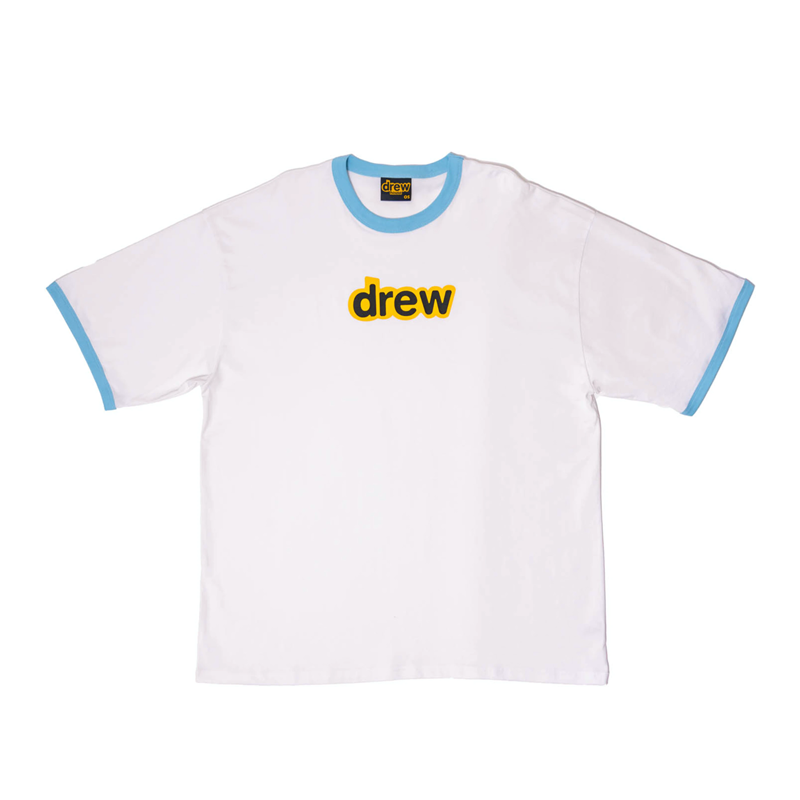 Drew House Secret SS Tee Ringer Tee Sea Blue