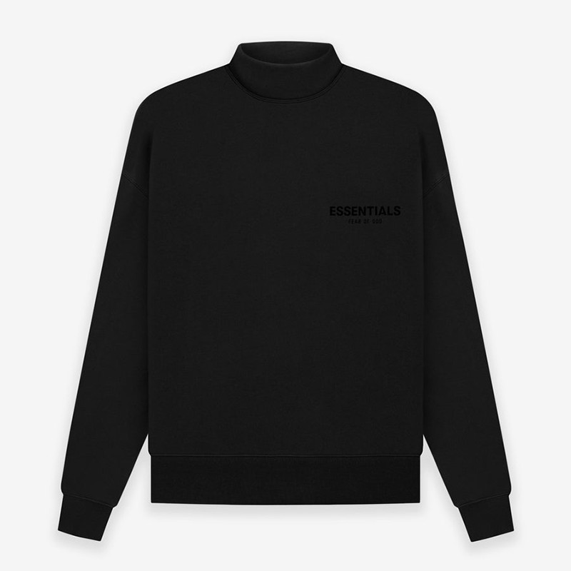 Áo Sweater FEAR OF GOD ESSENTIALS Mockneck Black