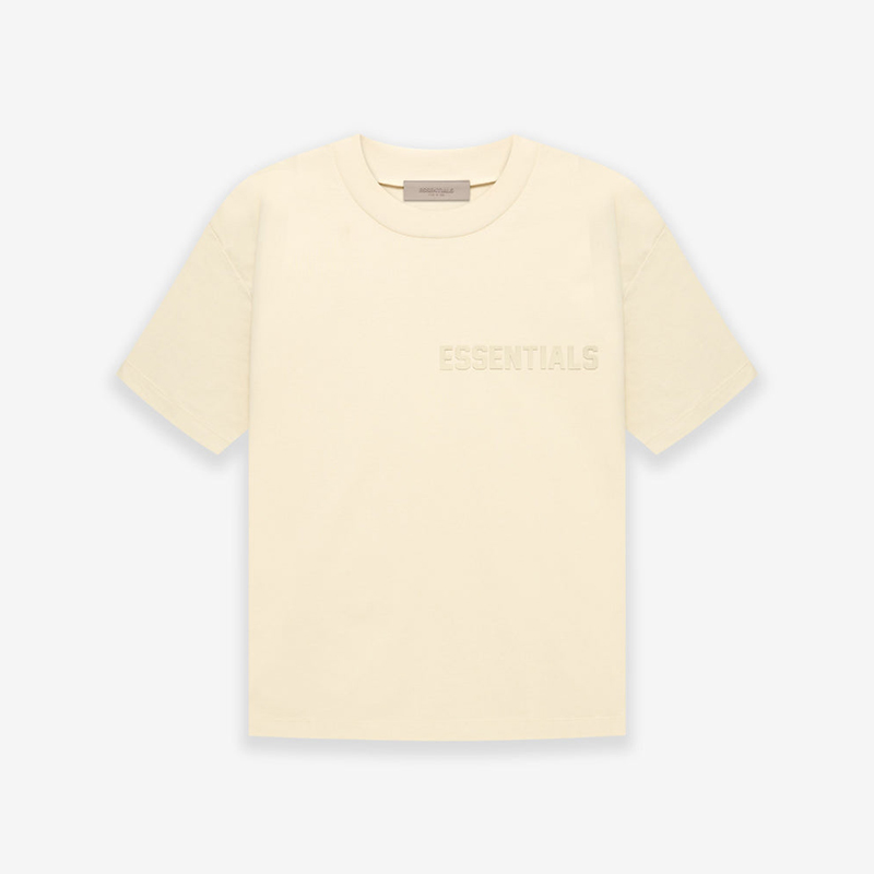 Fear Of God Essentials Eggshell Cotton T-Shirt