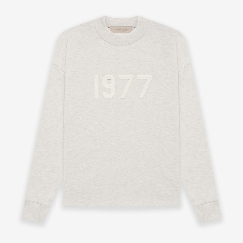 Áo Thun FEAR OF GOD ESSENTIALS L/S Tee Light Oatmeal