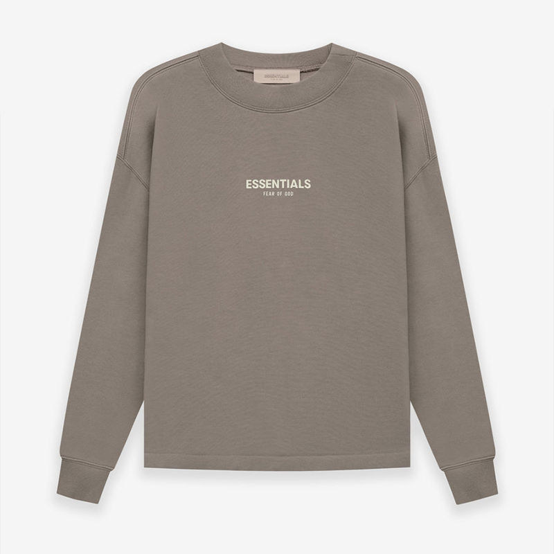 Áo Sweater FEAR OF GOD ESSENTIALS Relax Crewneck Desert Taupe