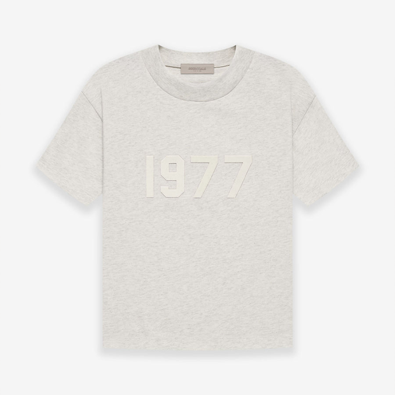 Áo Thun FEAR OF GOD ESSENTIALS '1977' T-shirt Light Oatmeal