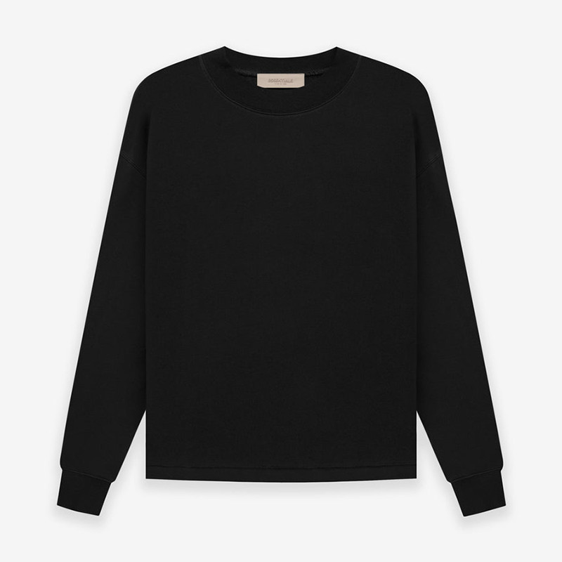 Áo Sweater FEAR OF GOD ESSENTIALS Relax Crewneck Black