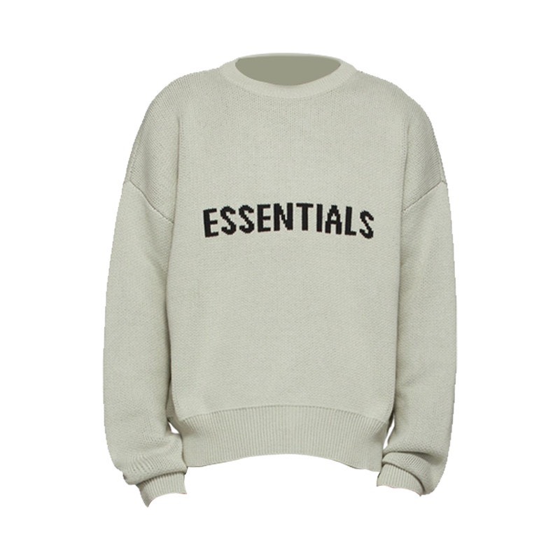 Áo FEAR OF GOD ESSENTIALS Knit Pullover Crewneck Conrete