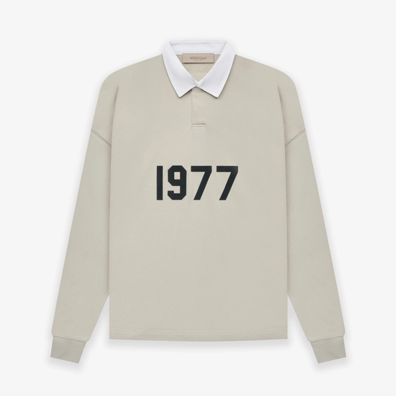 Áo FEAR OF GOD ESSENTIALS Rugby Wheat