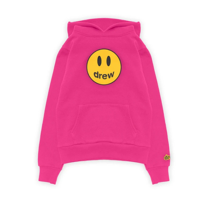 Áo Hoodie Drew House Mascot Deconstructed Hoodie Magenta