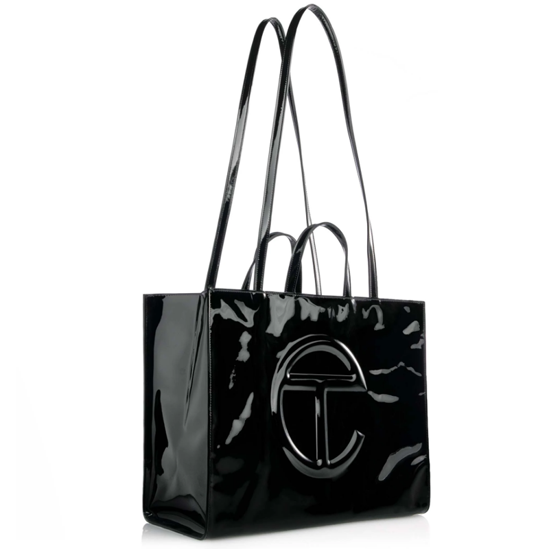 Túi Telfar Shopping Bag Patent Black Large
