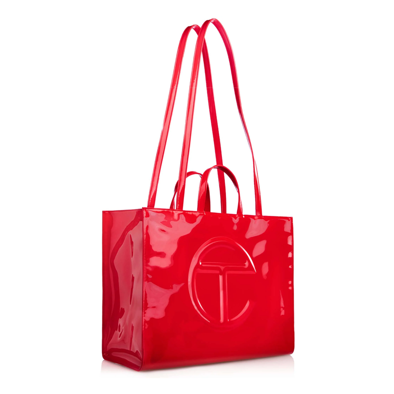 Túi Telfar Shopping Bag Patent Red Large