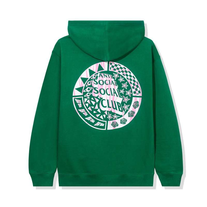 Anti Social Social  Club Level 8 Green Hoodie