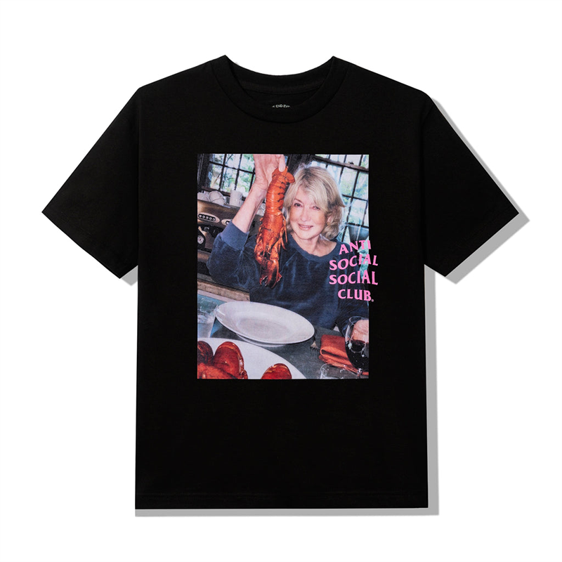 Martha Stewart x ASSC Lobster Black Tee