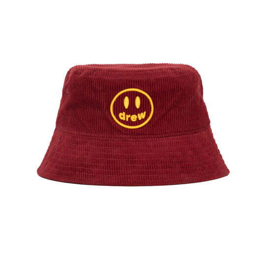 Drew House Corduroy Bucket Hat Burgundy