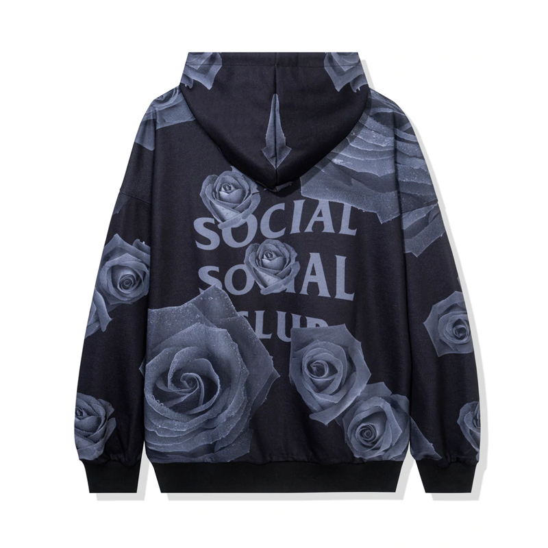 Anti Social Social  Club Petal To The Floor Black Hoodie