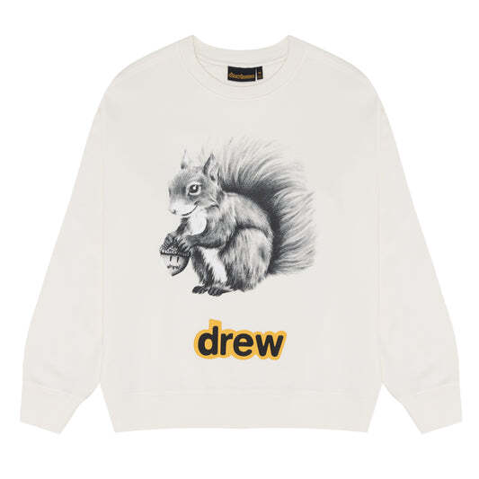Drew House Real Sherman Crewneck Off White