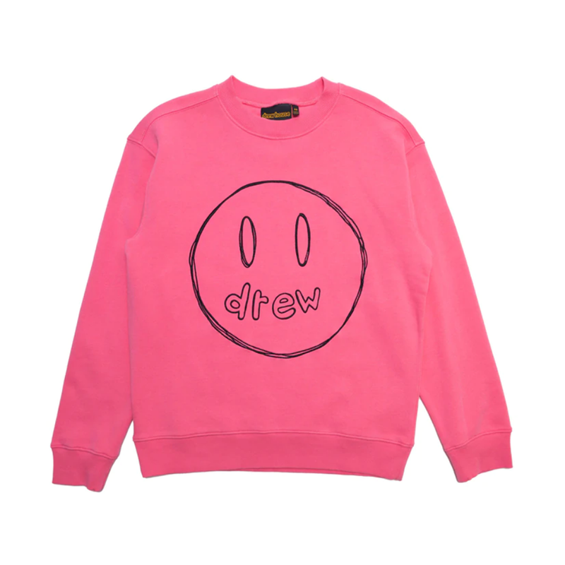 Áo Drew House Sketch Mascot Crewneck Hot Pink