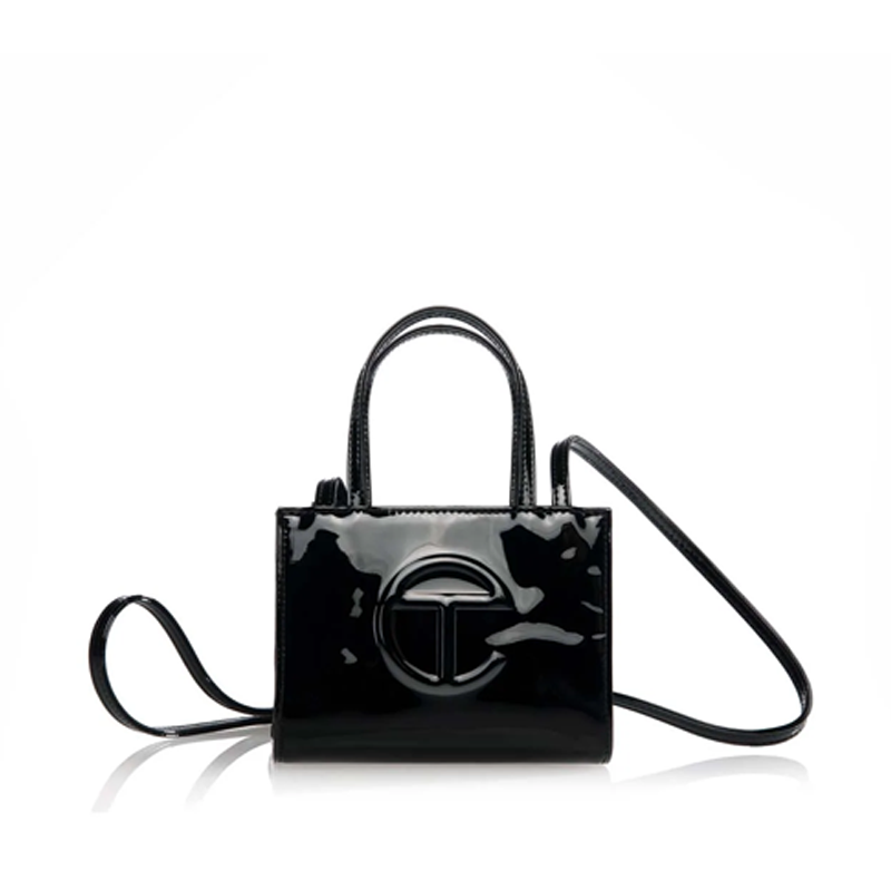 Túi Telfar Shopping Bag Patent Black Small