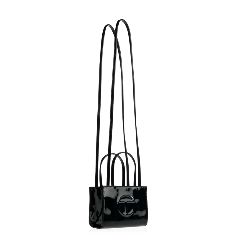 Túi Telfar Shopping Bag Patent Black Small
