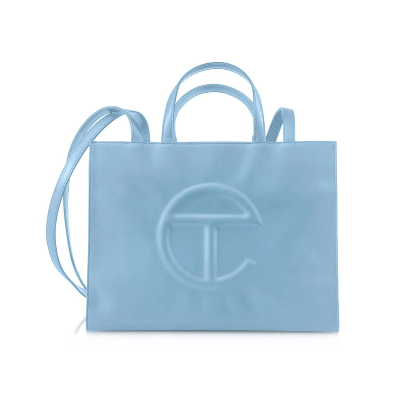 Túi Telfar Shopping Bag Pool Blue Medium