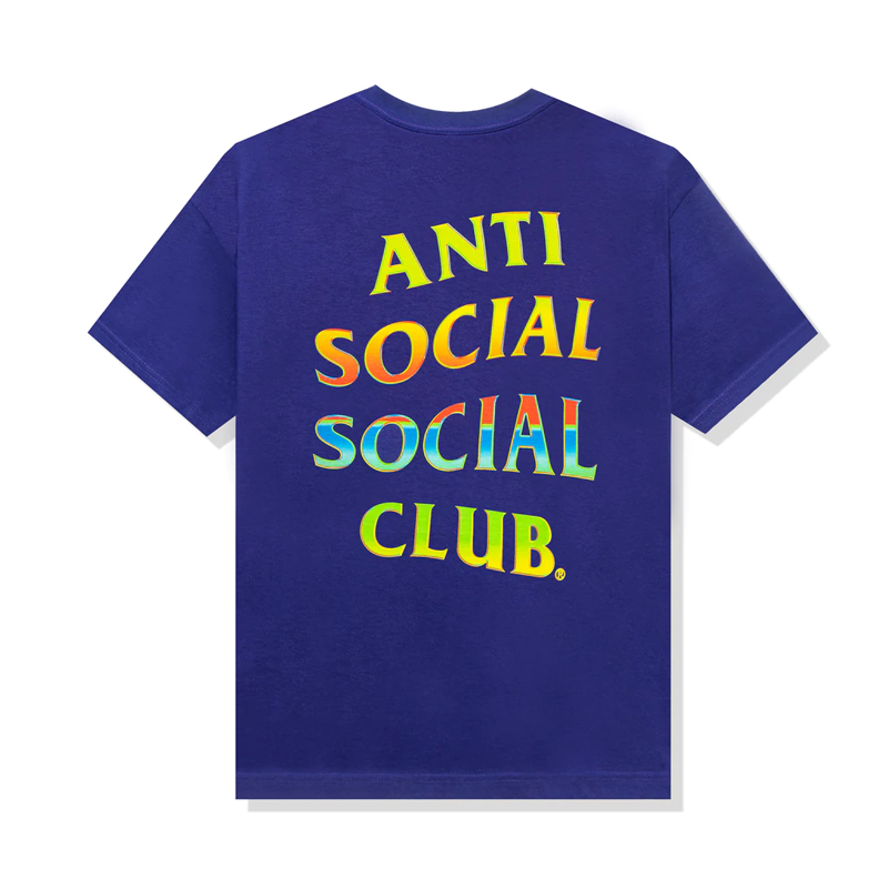 Anti Social Social  Club Thermal Internal Purple Tee