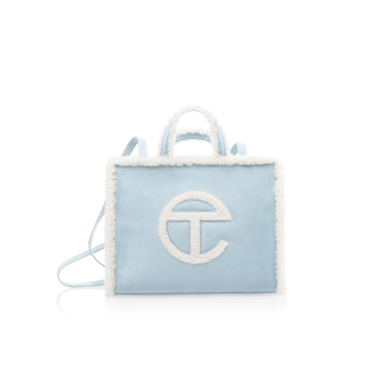 Túi Telfar x UGG Reverse Shopper Blue Medium