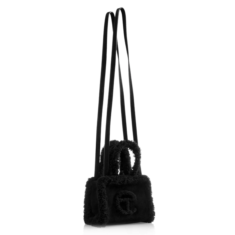 Túi Telfar x UGG Reverse Shopper Black Small