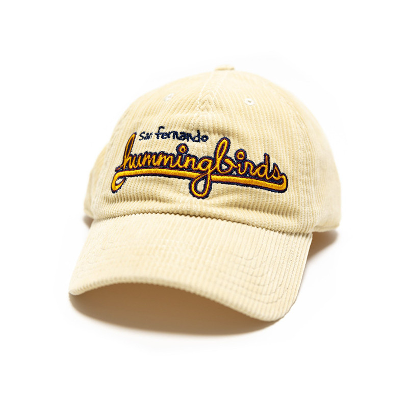 Drew House Hummingbirds Corduroy Dad Hat Biscotti