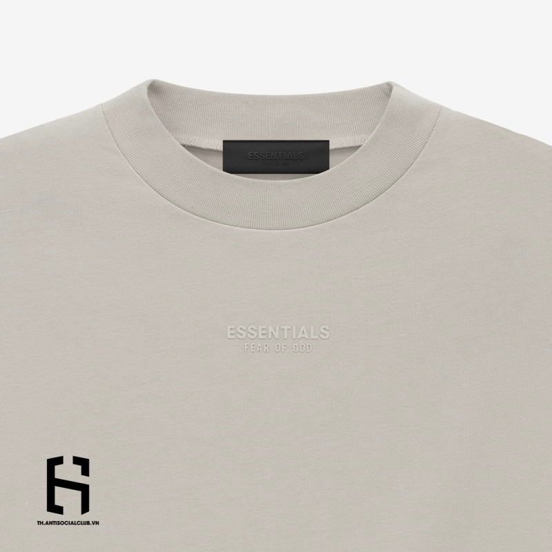 Áo Fear of God Essentials T-shirt Fall SS23 Silver Cloud