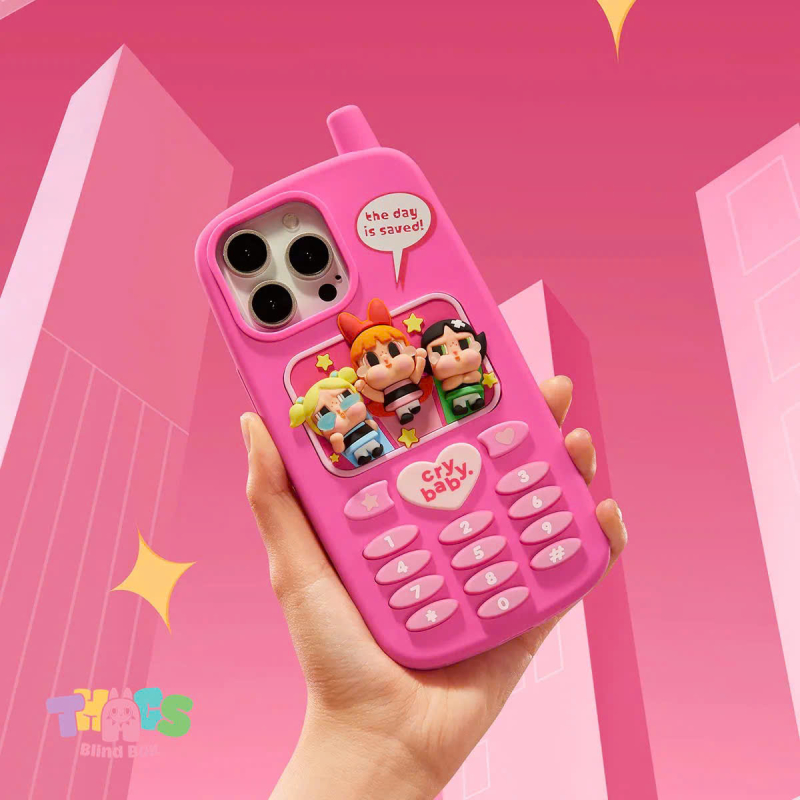 POPMART CRYBABY × Powerpuff Girls Series-Phone Case